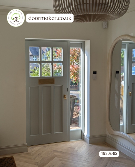 1930s front door agate grey